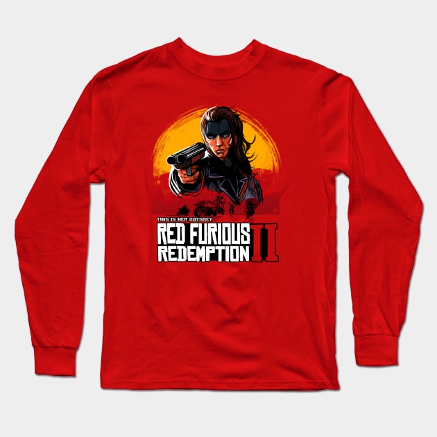 Furious Redemption Long Sleeve T-Shirt by AndreusD